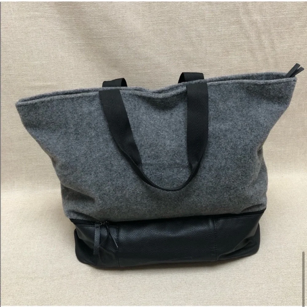 DSW Weekender Faux Leather Vacation Bag